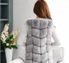 2018 winter vrouwen plus size faux bontjas mode lange vest jassen faux bont vest dames uitloper bontjassen voor vrouwen