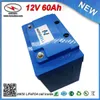 安く12 v 60ah 60ah Li-Ion Lifepo 4のバッテリーのための太陽光発電システムEV Hev車のスクーターUPS街灯または自転車送料無料