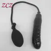 100% prawdziwe zdjęcie dostaje szersze produkty erotyczne dla kobiet mężczyzn Gay nadmuchiwane pompka Dildo Penis Cock Anal Sex zabawki Butt Plug Blow-Up SX540