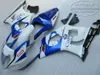 Högkvalitativ ABS-kit för SUZUKI GSXR 1000 K3 K4 2003 2004 GSX-R1000 03 04 Vitblå Corona Fairings Set BP51