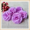 100pcs 8 cm İpek Gül Çiçek Düğün Dekoratif Yapay Simülasyon İpek Şakayık Camellia Rose Flower için 16 Renkler Heads