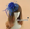 17 Colors Cute Girl Fascinator Bridal Hats Feather Flowers Headpiece Wedding Party Hair Accessories Cocktail Party Headwear Factor1381278