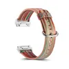 Fitbit Blaze Surge Ionic Charge 2 Watch Colorful Pattern Wath Watch Bracelet Watchb1278665の豪華な塗装式シープスキンウォッチバンドストラップ2