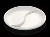 Imitação porcelana melamina dinnerware duplo lattice prato elegante restaurante melamina prato de melamina mesa de jantar