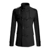 Fall-2015 Fashion Men Men Winter Overcoat على الطراز البريطاني المصنوع من الصدر المزدوج معطف الملابس الخارجية الخندق للرجال M L XL XXL Freeshipping