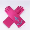 Kids Full Finger Gloves for Halloween Christmas Party Snow Queen Gloves Cosplay Costume children Anime Gloves Coronation 9 Colors A08