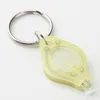 F5 LED Bulb Thumb LED Colorful Light Keychains Rainbow Color Changing 22000 mcd LED Flashlight Keychain