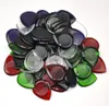 Lots of 100pcs 3mm Small Heart Waterdrop Guitar Picks Plectrums For Electric Guitar Jazz Bass Assorted Colors5253252