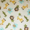 7 stücke baby boy bettwäsche set reine baumwolle 3d stickerei löwe elefanten giraffe und krokodil krippe bettwäsche set baby quilt bett um kinderbettwäsche