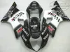 Plastic bodywork set for SUZUKI GSXR 1000 K3 k4 2003 2004 white black West fairing kit GSX-R1000 03 04 fairings set BP9