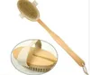 30 pcs naturel long poils en bois corps brosse masseur bain douche dos spa épurateur