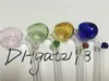 14mm prachtige gekleurde aardbei glas olie branders glas rokende pijpen glazen bong met kleur glas balancer glas water hand pijp