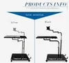 عالمي قابل للتعديل الكمبيوتر المكتبي السرير الجدول ديلوكس lapdesk قوس السرير السرير جبل حامل للطي الجدول