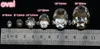 Fancy Crystal Rhinestone 500st Lot Mix Size Sew On Rhinestones Flatback med metallkloinställning Sy Crystal Stones Button299C