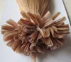 100g 14quot16quot18quot20quot22quot24quot Prebonded Italian Keratin Nail Tip U tip Fusion Indian Remy Human Hair Exten3150616