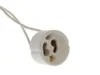 GU10 LAMP HOLDER SOCKET Bas Adapter Wire Connector Keramikuttag för LED Halogen Lamp Light Ce RoHS-certifikat