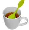 L'infusore per tè in silicone a foglia di lotto con grado alimentare rende il filtro per bustine di tè creativo 304 colini da tè in acciaio inossidabile