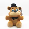 Freddy'nin Oyuncak FNAF Freddy Fazbear Foxy Bonnie Chica Peluş Oyuncak Yumuşak Doldurulmuş Doll 25cm At Beş Gece