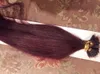 DHL Livraison gratuite 100% indien humain reine cheveux produits 5A 14 "- 24" 1g / s 100 s / set bâton pointe nano anneau extensions de cheveux 99 j