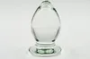 w1031 48mm Large Big size pyrex glass Anal butt plug Crystal dildo bead Sex toys for women men Adult products Female male masturbation