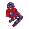 New Arrive Newborn Baby Girls Clothes Toddler Infant Clothing Sets Fashion Long Sleeve Hooded Sweater+Pants 2Pcs Sets Outfits Kids Clothing