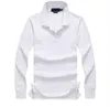 Najlepsze słynne golf biznesu Polo koszule z długim rękawem bawełniany kucyk hafty haftowe koszule