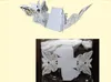 100pcs Laser Cut Hollow Bride and Groom Ribbon Wedding Party Baby Shower Favor Gift Ribbon Candy Box Boxes