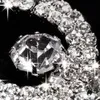 ブライダルダイヤモンドクラウンアクセサリーティアラスヘアネックレスイヤリングアクセサリーウェディングジュエリーセット安い価格ファッションスタイルの花嫁