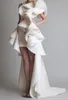 سوبر رائع Krikor Jabotian الفاخرة الفاخرة عالية الحرير منخفضة مثل ساتان سهرة فساتين السوستة القطار الخلفي Court Train 2017 مخصص صنع WO5108878