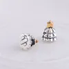 2016 neue Weihnachtsbaum schwimmende Charms Perlen 925 Sterling Silber Schmuck passend für Pandora-Armband Armreif im europäischen Stil DIY Herstellung Großhandel