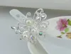 Anéis De Guardanapo De cristal de prata borboleta Anéis de Guardanapo de guardanapo de Plástico Branco Para O Casamento festa Favor Tabela Decorações Acessórios