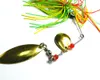 Sert yemler 17.4 g 4 rengin 20pcs SB007 lures balıkçılık yeni 0.61oz balıkçılık cazibesi Spinner Yemler Eğiriciler Çift Parçalı Spinners