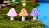 20pcs Figurine in miniatura Figurine Figurine Gnomi Gnomi decorazioni jardin ornamenti da giardino di funghi in resina micro paesaggio7185421