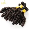 Aunty Funmi Hair Extensions Bouncy Romance Egg Spring Curls Grade 7A Unprocessed Virgin Malaysian Loose Curly Human Hair Weave 3/4 Pcs Lot