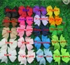 20pcs/ baby ribbon bows with clip, baby boutique 헤어 활, 헤어 클립, 여자 헤어 액세서리, 무료 배송