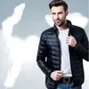 Piumino da uomo di alta qualità uomo cappotto invernale design cappotti moda abbigliamento giacca uomo casual piumini inverno marchio collo in piuma d'oca