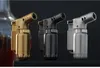 Nieuwe Aankomst Upgrade Draagbare Metalen Butaan Torch Pistool Lichter Jet Flame Winddicht Hervulling Sigaar Lichter Keuken Tool Spray Gun Jet Flame Lichter