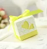 Love gift box DIY Favor Holders Creative Style Polygon Wedding Favors Boxes Candies And Sweets Gift Box With Ribbon 6 Colors Choos3089706