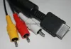 AV Audio Video Cable for PS3 PS2 Console N64 NGC GameCube PlayStation 3 Color Component RCA TV HDTV Display Line Cord