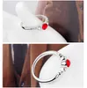 Koreaanse stijl mode diamant ringen met Oostenrijkse kristal persoonlijkheid vrouwen edelsteen solitaire ring voor bruiloft