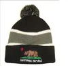 Muchos nuevos gorros de invierno Beanie de California Tejidos de lana Esquí al aire libre Gorros Gorros Béisbol de béisbol Gorros Gorros Orden mixta Alta calidad