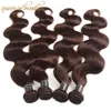 3 buntar 100g / st Body Wave Hair Weaves Brasilianska Peruanska Malaysiska Virgin Hair Weave Billiga Remy Brasilianska Human Hair Extensions