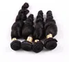 100 cheveux humains remy vague lâche 4pcs / lot 100g pc tissages de cheveux non transformés avec couleur naturelle livraison gratuite