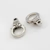 Virt Claw Lobster Clasps Yourse Изделия, выводы ювелирных изделий 40 шт. / Лот 18,6x11.4 мм Античный серебро L1011