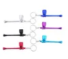 Porte-clés en aluminium champignon Pipe à tabac en métal mini pipe à fumer tuyaux accessoires pour fumer porte-clés porte-clés