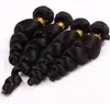 100 Human Remy Hair Lose Wave 4pcs Lot 100G PC Unroved Fair Weaves z naturalnym kolorem bezpłatna wysyłka