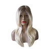 60cm Long Straight Synthetic Wig Women Carve Dance Performances Party Anime Cosplay Wigs Female Fluffy Black Gray Mixed Golden Hair Products