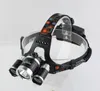 Running Time 5Hours !! BORUiT RJ-5000 Cree XM-L2 LED Headlamp with USB cable,3200mA Batteries,car charger and 4.2V 2A Charger