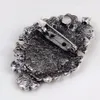 Rétro élégant victorien reine dame camée broche Antique argent plaqué belle fleur pas cher broche broches femmes cadeau