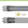 USA LAGER 4ft 1,2m T8 Led Tube Lights High Super Bright 22W Varmt / Cool Vit Led Fluorescent Tube Lampor G13 Bi-pin AC 85-265V ersättning för butiksgarage ETL